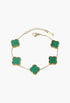 Simple Green Flower Bracelet 18K Gold Plated - GLAM MODA